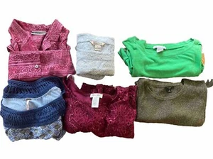 Lot of 6 Women's Tops Size Small & 2 S/P Various Brands Styles Clean Defect Free - Picture 1 of 13