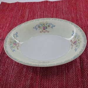 Cuenco para servir Chatham 7,5x10" hecho en Japón repuesto floral - Imagen 1 de 4