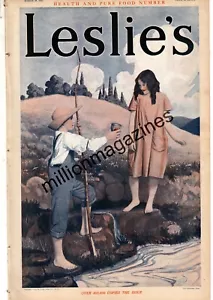 1913 Leslies March 27 - Fishing; Arkansas, Florida; Baseball's McGraw; Pure Food - Picture 1 of 1