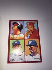 ✅2009 Upper Deck Goudey 4in1 Red Border w/Ripken Jr,Smith,Ramirez,Jeter 35-18🔥