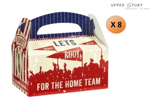 Baseball Time Empty Favour Boxes 8 Pack Birthday Party Supplies - Picture 1 of 1
