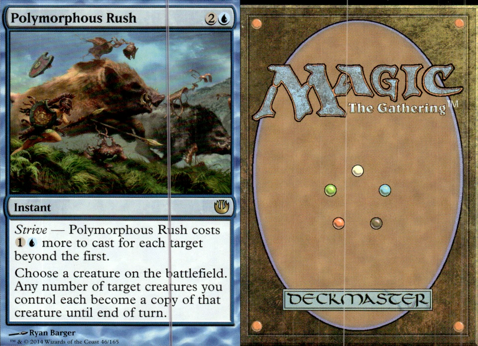 Magic the Gathering  -MTG- Polymorphous Rush  - Image 1 of 1