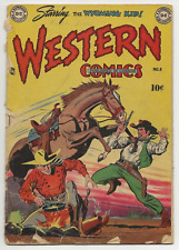 Western Comics 8 PR 0.5 1949 DC! SCARCE Origin of Wyoming Kid! Canadian Edition