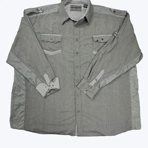 Knockout Jeans Men's Long Sleeve Shirt Size 5XB Olive Green - Picture 1 of 9