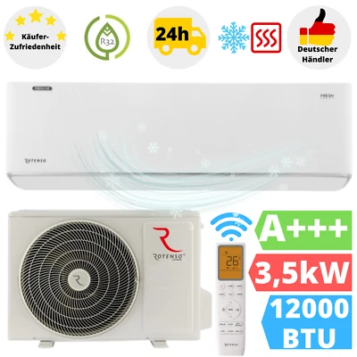 Rotenso Fresh Klimaanlage 12000BTU Klimagerät Inverter Klima WLAN 3,5 kW A+++ - Bild 1 von 4