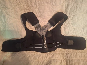 Vistaro Posture corrector. Medium. Black. New. Tried on and was too small. - Picture 1 of 3