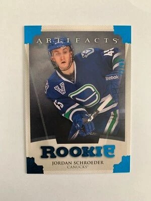 2013-14 Artifacts Sapphire #174 Jordan Schroeder 72/85 - Vancouver Canucks - Image 1 of 2