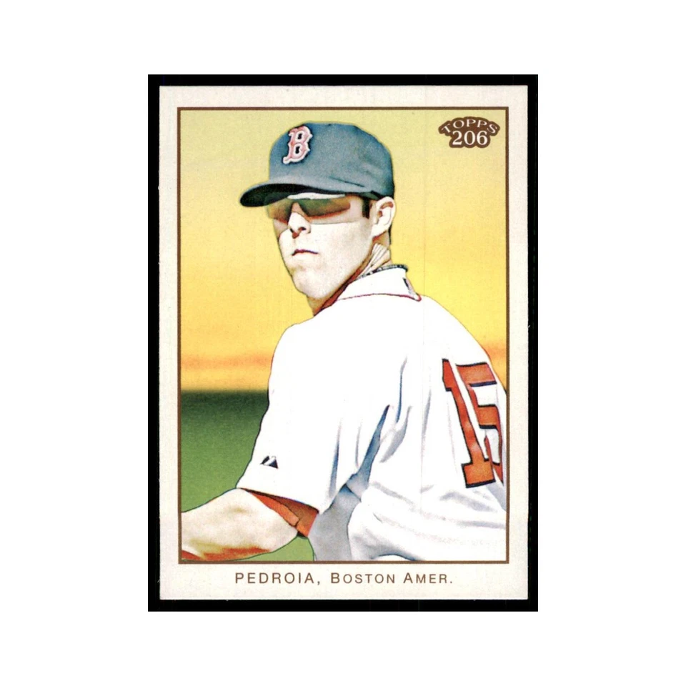 2009 Topps 206 Dustin Pedroia Baseball Cards #71 - Image 1 of 3