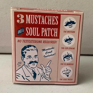 Mustaches and Soul Patch & Book Set - Running Press - Picture 1 of 1