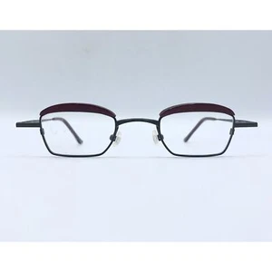 Anne et Valentin Lunettes Burgundy Black Eyeglass Frames - Bjorn U18 - 40-24 - Picture 1 of 7