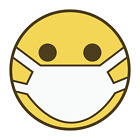 2X Autoaufkleber Sticker Emoji Symbol Aufkleber