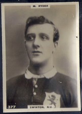 PINNACE FOOTBALL (LF SIZE BLACK OVAL BACK)-#0377- RUGBY - SWINTON NU - RYDER