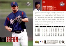 Adam Eaton 2006 Upper Deck #830 Card Texas Rangers