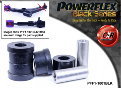 Powerflex Black Fr Braccio Fr Spazzole Alfa Romeo Giulietta 940 10- PFF1-1001BLK - Immagine 1 di 4