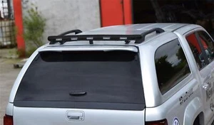 Black Rear Roof Bar + 3 Function LEDs For Isuzu D-Max 2016 - 2021 Accessories - Picture 1 of 7