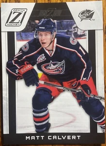 2010-11 Zenith Rookie RC Matt Calvert #150 Columbus Blue Jackets #’d 138/999 - Picture 1 of 3