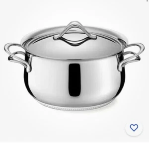 LAGOSTINA CASSERUOLA FONDA C/COPERCHIO INOX CM 24 MELODIA - Foto 1 di 1