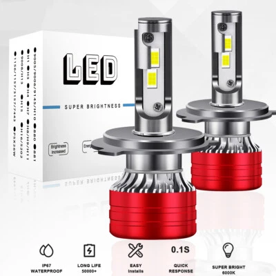 For Scion iA 2016 6000K LED Headlight High / Low Beam Super Bright Bulbs - Image 1 of 4