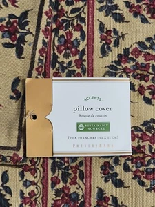 Rawley Print Pillow Cover Pottery Barn 20 x 20 in - Picture 1 of 8