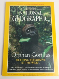 National Geographic Magazine February 2000 Orphan Gorillas (No Map) - Imagen 1 de 11