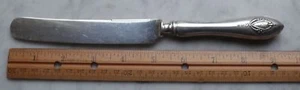 Cuchillo LUNT mango de plata esterlina 9-1/2" MONTAJE VERNON - Imagen 1 de 5