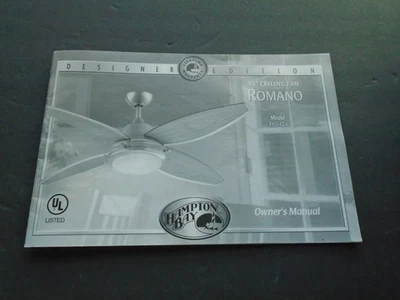 1 HAMPTON BAY 52'' ROMANO  CEILING FAN REPLACEMENT SHADE/GLOBE - Image 1 of 4