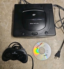 Sega Saturn MK-80000A Console With OEM Controller & 1 Game