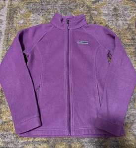 Columbia Youth Size M Girl’s Fleece Zip Up Jacket - Picture 1 of 8