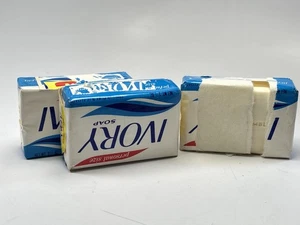 vintage IVORY Bar SOAP Personal Size 3.5 oz. 99.44% PURE It Floats Set 3 - Picture 1 of 4