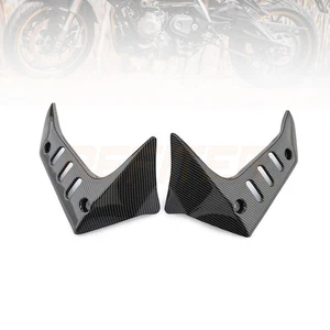 ABS Plastic Carbon Fiber Look Side Covers For Kawasaki Z750 2004-2007 - Picture 1 of 9