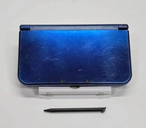 [DUAL IPS] Nintendo Nueva 3DS LL XL Azul Metálico Raro Consola de Juegos Versión Japonesa - Imagen 1 de 23