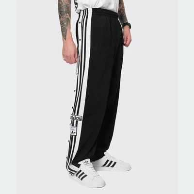 Adidas Adibreak Pantalons De Sport Avec Boutons Noir - Photo 1/4
