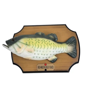 VTG 1999 Gemmy Big Mouth Billy Bass Singing Fish Wall Plaque For Parts Repair - Picture 1 of 8
