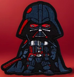 🔥PREMIUM Star Wars Darth Vader Iron On Patch LightSaber Embroidered  FREE SHIP - Picture 1 of 7