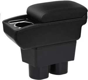 Armrest Box for Nissan Versa 2007-2011 Double Layer Storage with Cup Holder - Picture 1 of 7