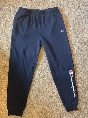 Champion Sweatpants Boys Youth Jogger XL Authentic Athleticwear Pocket Navy - Image 1 of 4