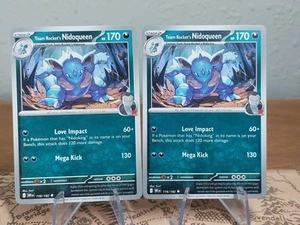 2x Team Rocket's Nidoqueen 116/182 Sv10: Destined Rivals Regular - Picture 1 of 1