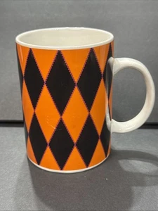 Starbucks 2004 Orange Black Diamond Keramik Kaffee/Teebecher - Bild 1 von 4