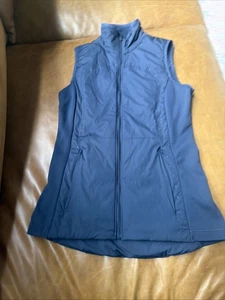Lululemon Vest Women 4 Navy Prima Run For Cold Train Yoga Athleisure Full Zip - Picture 1 of 8