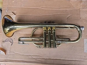 Vintage F.E. Trompeta corneta Olds and Son Ambassador Olds Fullerton Ca - Imagen 1 de 24