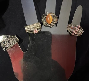 Lote Mixto de 4-🆕Anillos Paparazzi-Espalda Estirada-Vestir/Disfraz Joyería (Lote de 4) 16 - Imagen 1 de 7