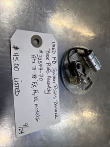 Harley Davidson Ignition Points Breaker Base Plate Assembly #32577-70 - Picture 1 of 7