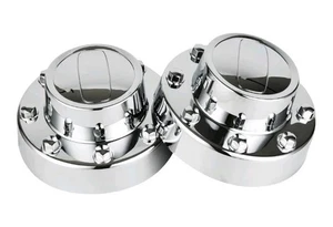 Replacement Chrome Wheel Center Hub Cap 2011-2018 Ram 3500 2Pcs Rear  1-Ton Dual - Picture 1 of 9