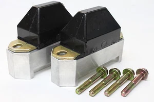 82-02 Camaro/Firebird Polyurethane Rear End Bump Stops Kit 17" Wheels Black - Picture 1 of 2