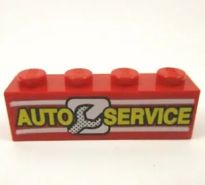 LEGO Red Brick 1x4 Auto Service Réf 3010px5 Set 1106 9287 4222 6670 9290 - Imagen 1 de 1
