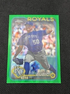 2024 Topps Chrome Update Kris Bubic #USC85 Blue RayWave Refractor /150 Royals - Picture 1 of 2