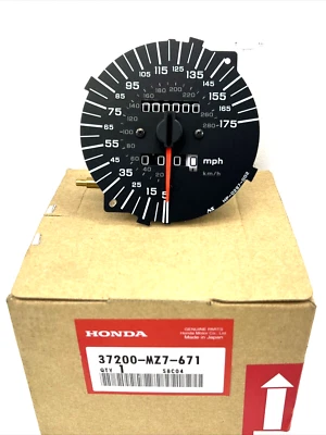 VFR750F Velocímetro Moto Honda 37200-Mz7-671 Original Nuevo de Lote Antiguo Foto 1 de 4