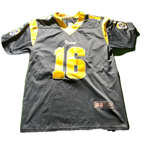 St Louis LA Rams Jared Goff Jersey #16 Mens Size Medium NIKE NFL shirt Cover