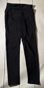 Old Navy Black Leggings Size Medium Child Size 8 With Side Pockets - Picture 1 of 5