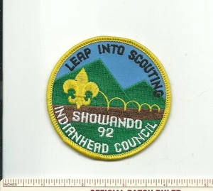 DJ SCOUT BSA 1992 INDIANHEAD COUNCIL SHOWANDO MERGED MN WI LEAP INTO SCOUTING !! - Picture 1 of 1